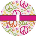 Peace Sign Round Light Switch Cover