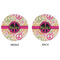 Peace Sign Round Linen Placemats - APPROVAL (double sided)