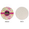 Peace Sign Round Linen Placemats - APPROVAL (single sided)