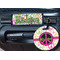 Peace Sign Round Luggage Tag & Handle Wrap - In Context