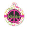 Peace Sign Round Pet Tag