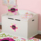 Peace Sign Round Wall Decal on Toy Chest