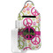 Peace Sign Sanitizer Holder Keychain - Large with Case