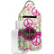 Peace Sign Hand Sanitizer & Keychain Holder - Large (Personalized)