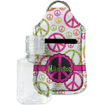 Peace Sign Hand Sanitizer & Keychain Holder (Personalized)