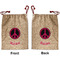 Peace Sign Santa Sack - Front & Back
