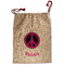 Peace Sign Santa Sack - Front