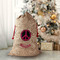 Peace Sign Santa Bag - Front (stuffed)