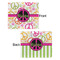 Peace Sign Security Blanket - Front & Back View