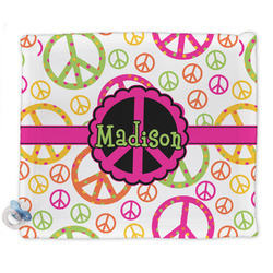 Peace Sign Security Blanket - Single Sided (Personalized)