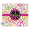 Peace Sign Security Blanket - Front View