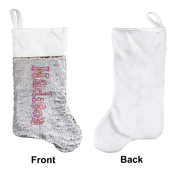 Peace Sign Sequin Stocking - Approval