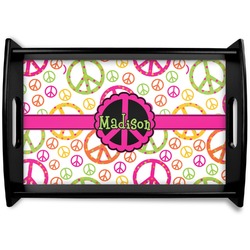 Peace Sign Wooden Trays (Personalized)