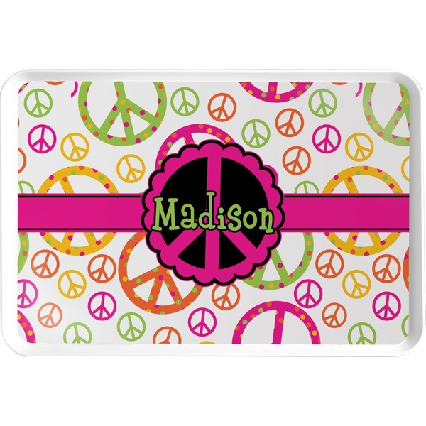 Custom Peace Sign Serving Tray (Personalized)