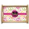 Peace Sign Natural Wooden Tray - Small (Personalized)