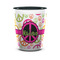 Peace Sign Shot Glass - Two Tone - FRONT