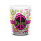 Peace Sign Shot Glass - White - FRONT