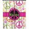 Peace Sign Shower Curtain 70x90