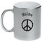 Peace Sign Silver Mug - Main