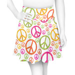 Peace Sign Skater Skirt - Medium