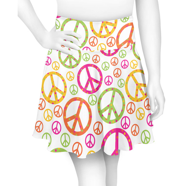 Custom Peace Sign Skater Skirt - 2X Large