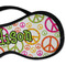 Peace Sign Sleeping Eye Mask - DETAIL Large