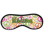 Peace Sign Sleeping Eye Masks - Large (Personalized)
