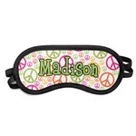 Peace Sign Sleeping Eye Mask (Personalized)