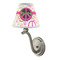 Peace Sign Small Chandelier Lamp - LIFESTYLE (on wall lamp)