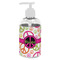 Peace Sign Plastic Soap / Lotion Dispenser (8 oz - Small - White) (Personalized)