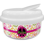 Peace Sign Snack Container (Personalized)
