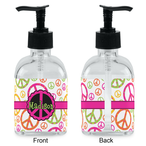 Peace Sign Glass Soap/Lotion Dispenser - Approval