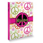 Peace Sign Softbound Notebook - 5.75" x 8" (Personalized)