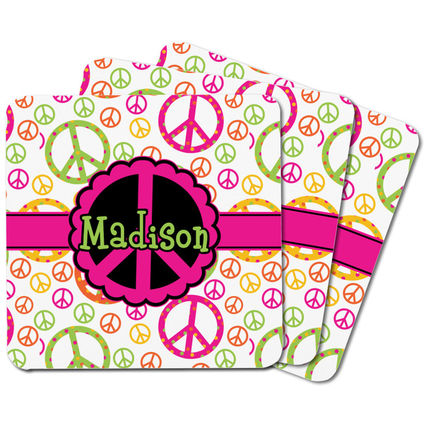Peace Sign Square Fridge Magnet - MAIN