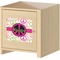 Peace Sign Square Wall Decal on Wooden Cabinet