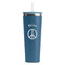 Peace Sign Steel Blue RTIC Everyday Tumbler - 28 oz. - Front