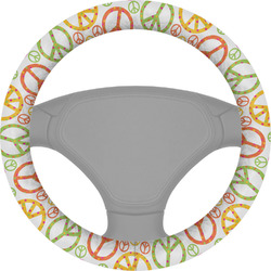 Peace Sign Steering Wheel Cover (Personalized)