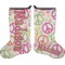 Peace Sign Holiday Stocking - Double-Sided - Neoprene (Personalized)