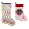Peace Sign Stockings - Side by Side compare