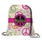 Peace Sign Drawstring Backpack