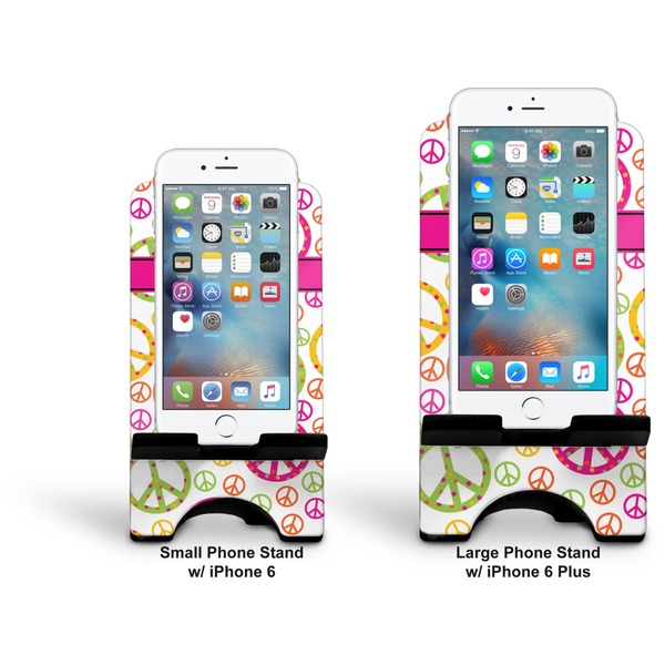 Peace Sign Stylized Phone Stand - Comparison