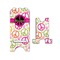 Peace Sign Stylized Phone Stand - Front & Back - Small