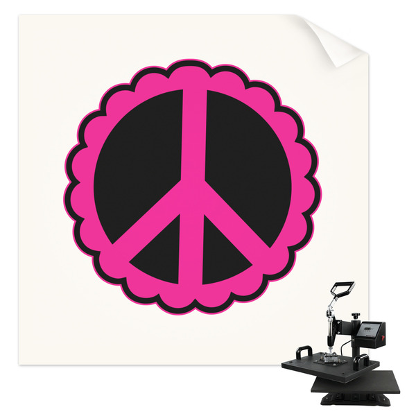 Custom Peace Sign Sublimation Transfer - Youth / Women
