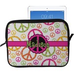 Peace Sign Tablet Case / Sleeve - Large (Personalized)