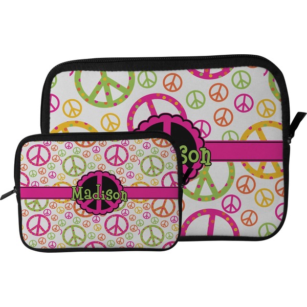 Peace Sign Tablet Sleeve (Size Comparison)