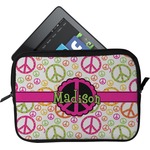 Peace Sign Tablet Case / Sleeve - Small (Personalized)