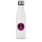 Peace Sign Water Bottle - 17 oz. - Stainless Steel - Full Color Printing (Personalized)