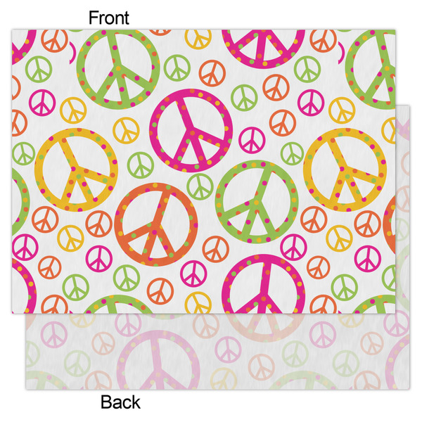 Peace Sign Tissue Paper - Heavyweight - Large - Front & Back