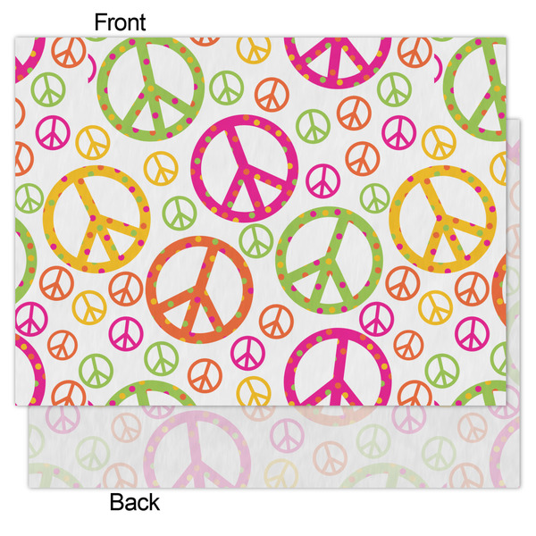Peace Sign Tissue Paper - Heavyweight - Medium - Front & Back