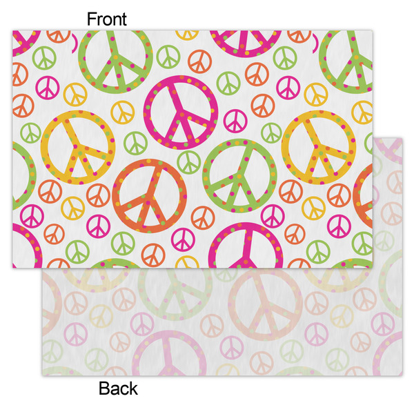 Peace Sign Tissue Paper - Lightweight - Small - Front & Back